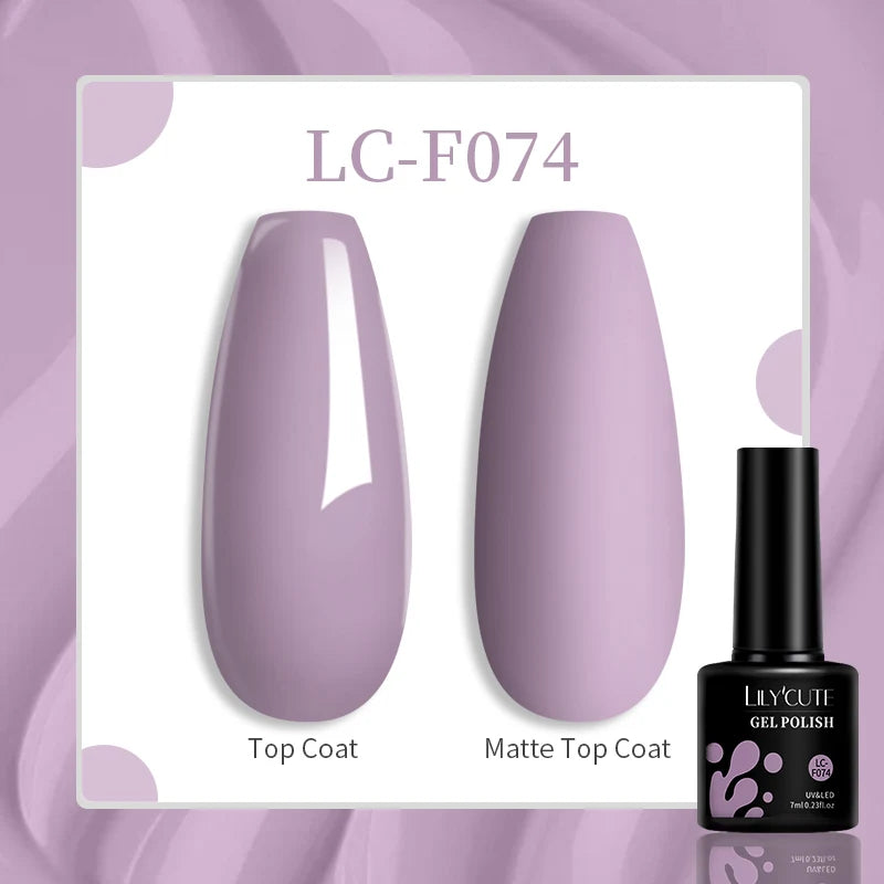 LILYCUTE Dark Red Glitter Gel Nail Polish, 7 ml - product image 8