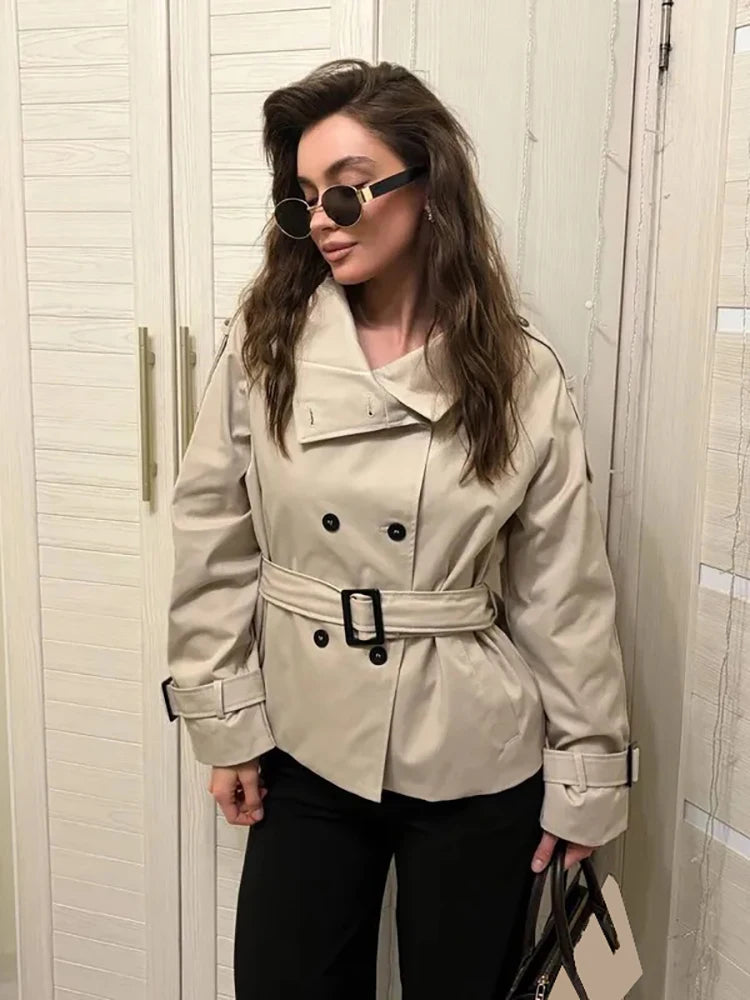 Women's Belted Trench Coat - product image 4