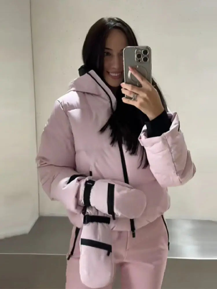 Women's Hooded Ski Jacket & Pants Set - product image 2