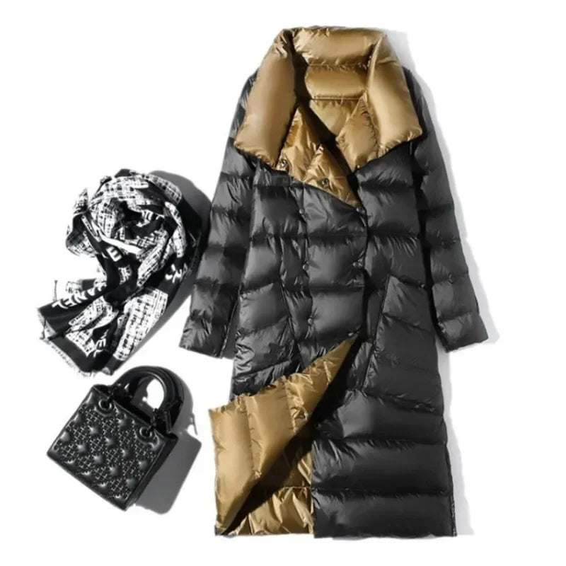 Women's Turtleneck Long Down Coat - product image 1