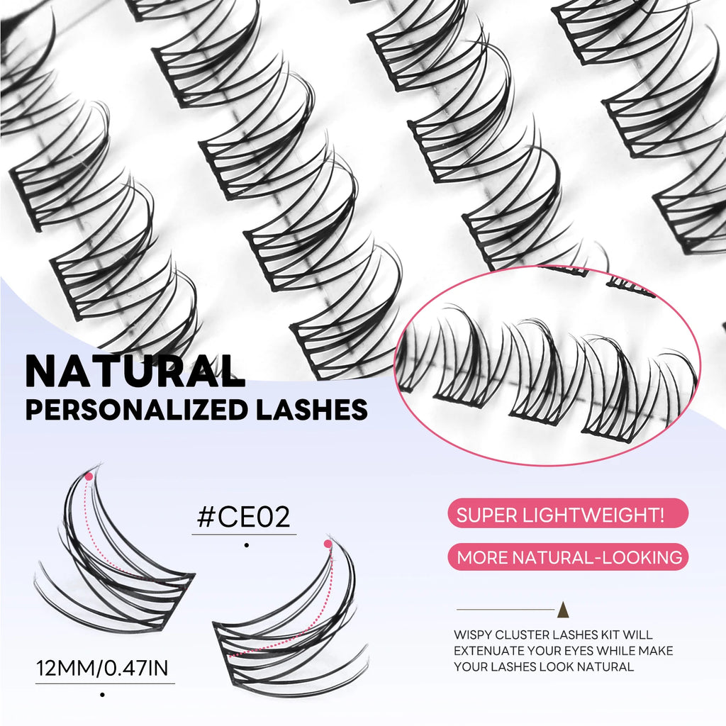 GROINNEYA Wispy Cluster Lashes - product image 5