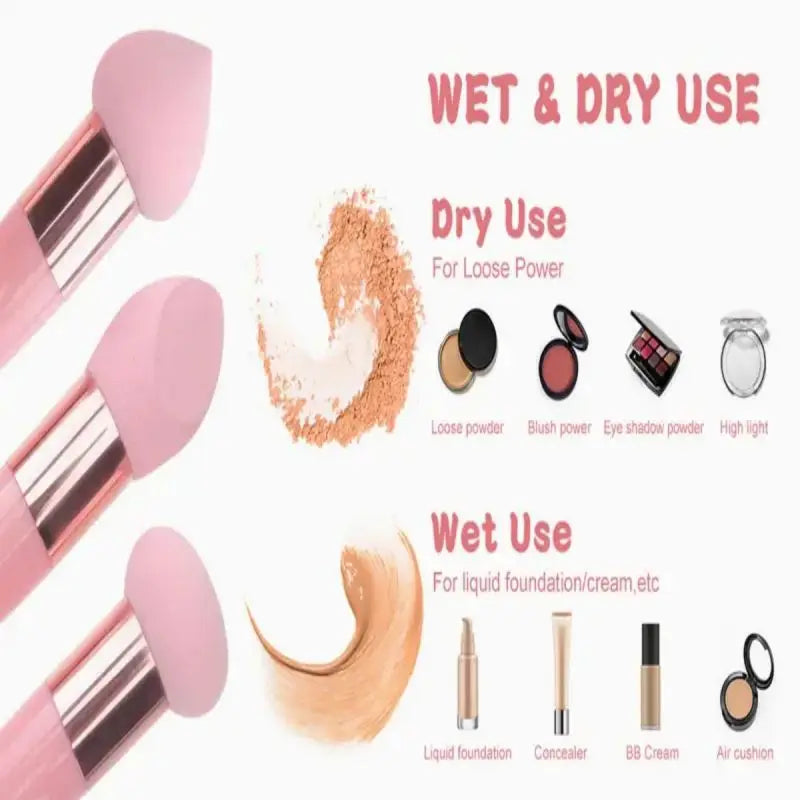 Makeup Blending Sponge Set, 3 Pieces - product image 4
