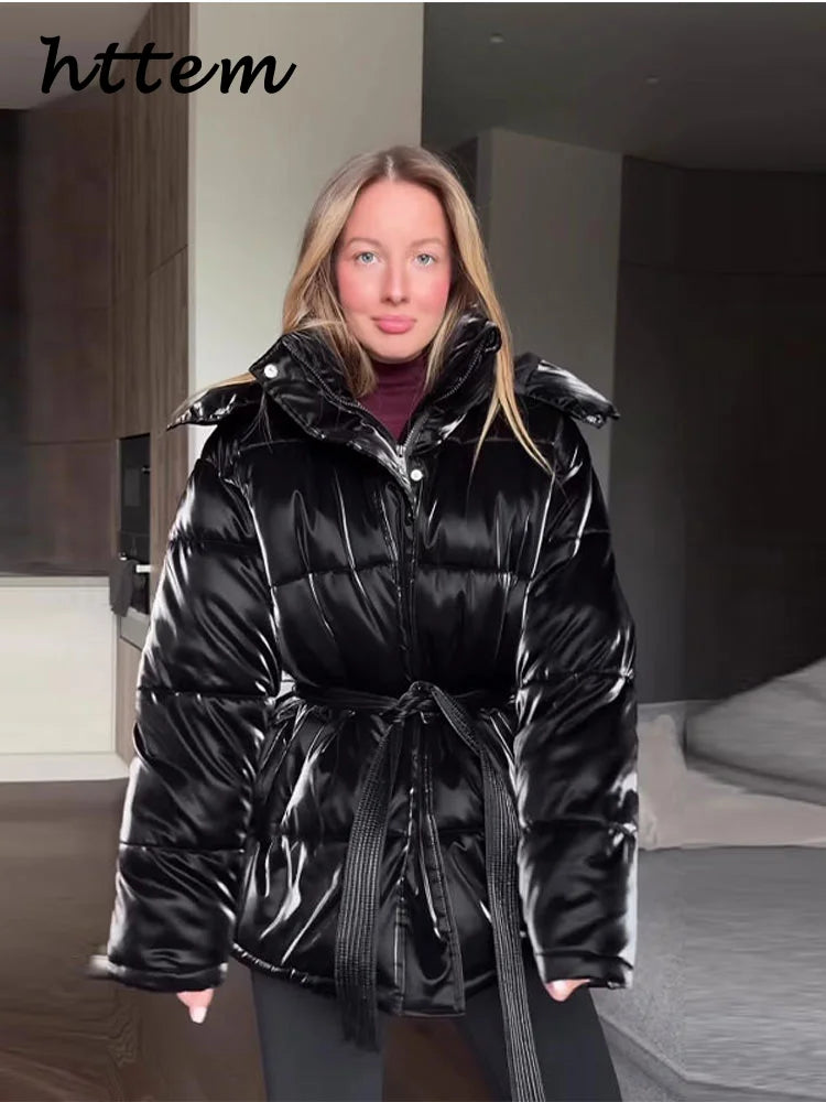 Women's Reflective Hooded Padded Jacket - product image 5