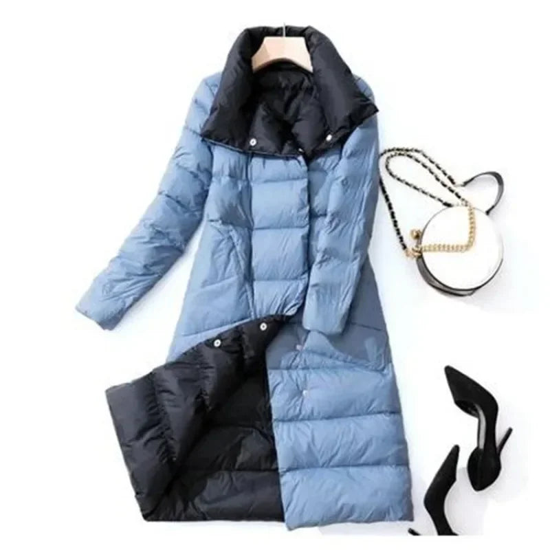 Women's Turtleneck Long Down Coat - product image 2