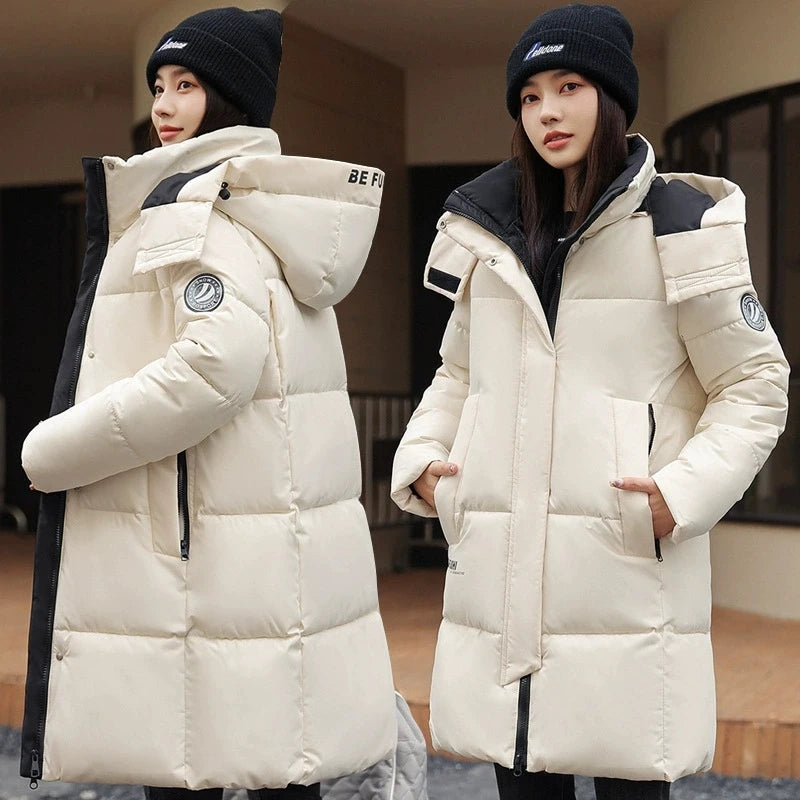 Women's Long Plus-Size Padded Coat - product image 1