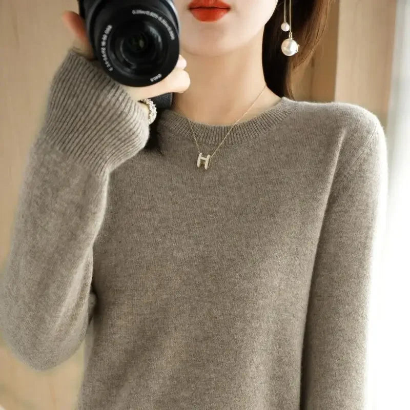 Women's Long-Sleeve Knit Sweater - product image 1