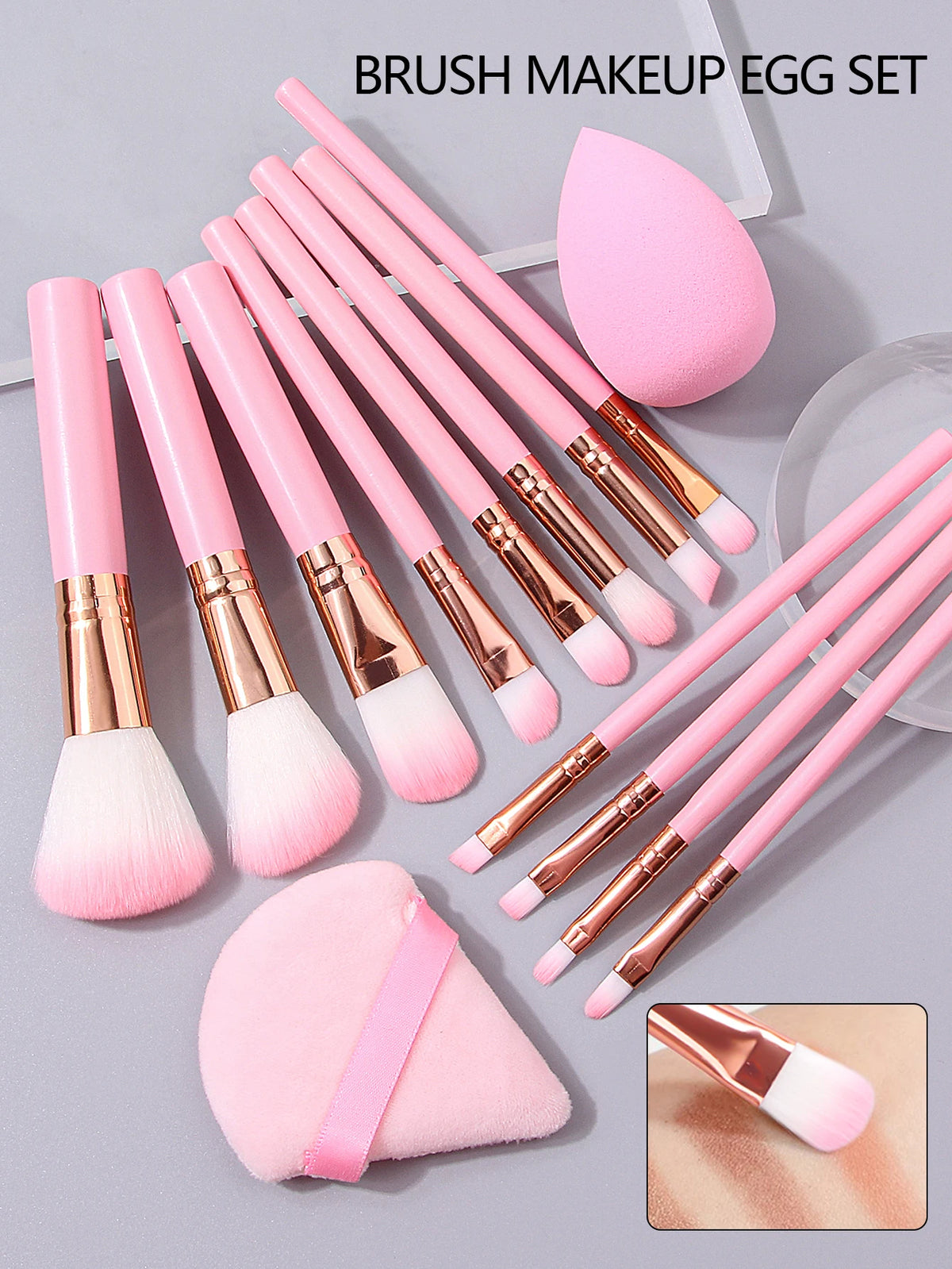 Beginner Makeup Brush & Sponge Set, 19 Pieces - product image 2