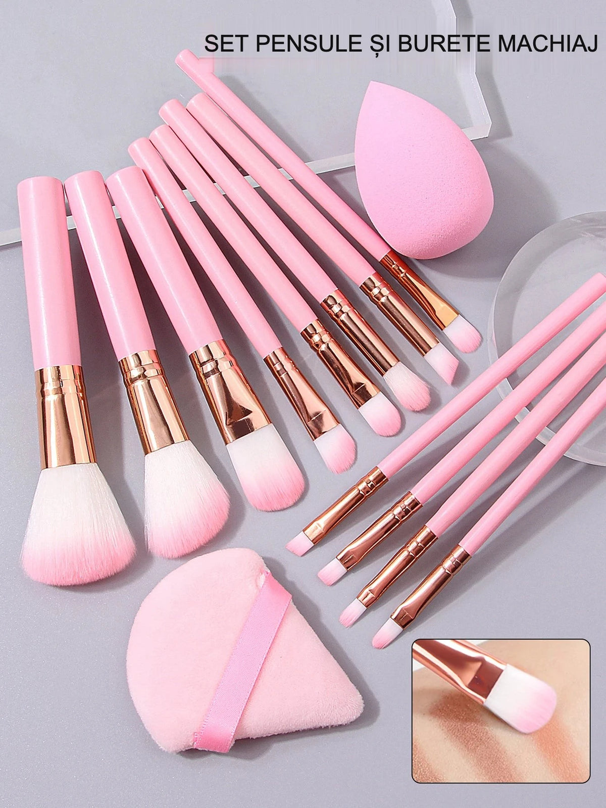 Beginner Makeup Brush & Sponge Set, 19 Pieces - product image 2