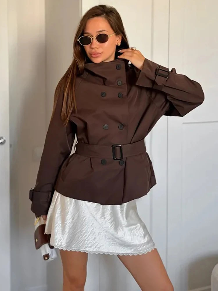 Women's Belted Trench Coat - product image 3