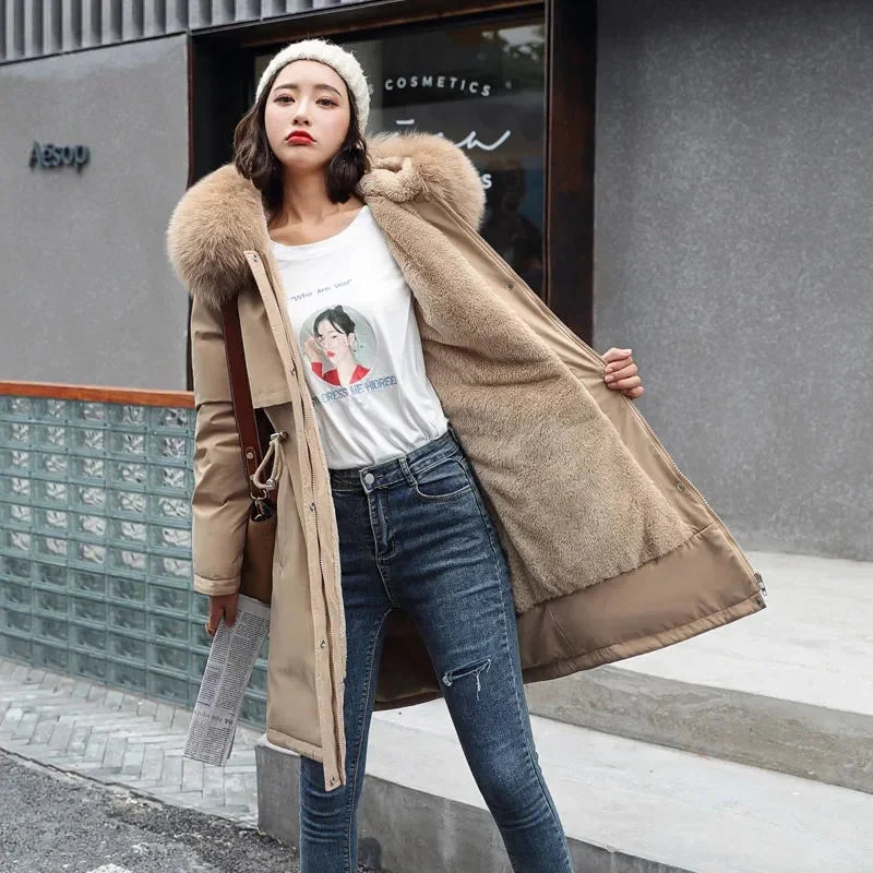 Women's Hooded Padded Winter Jacket - product image 1