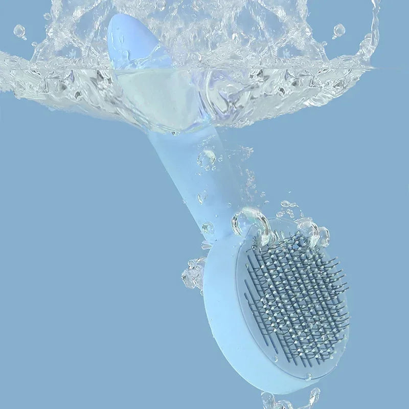 Self-Cleaning Pet Grooming Brush