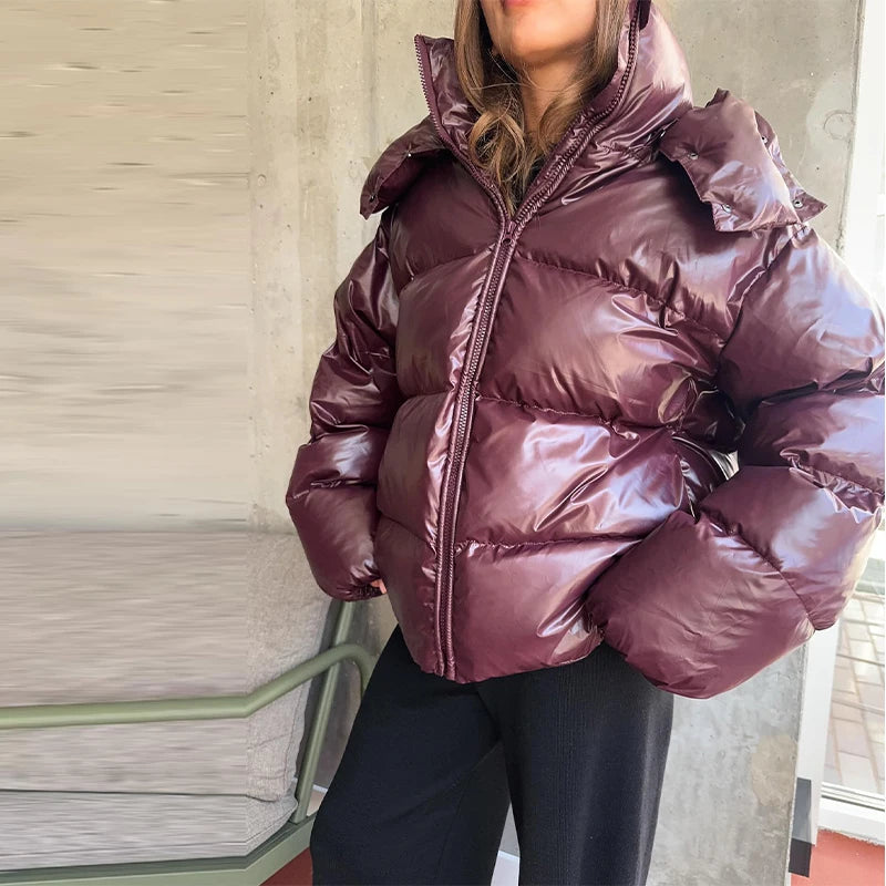 Women's Reflective Hooded Padded Jacket - product image 13