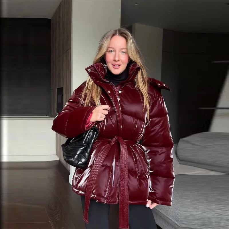 Women's Reflective Hooded Padded Jacket - product image 9
