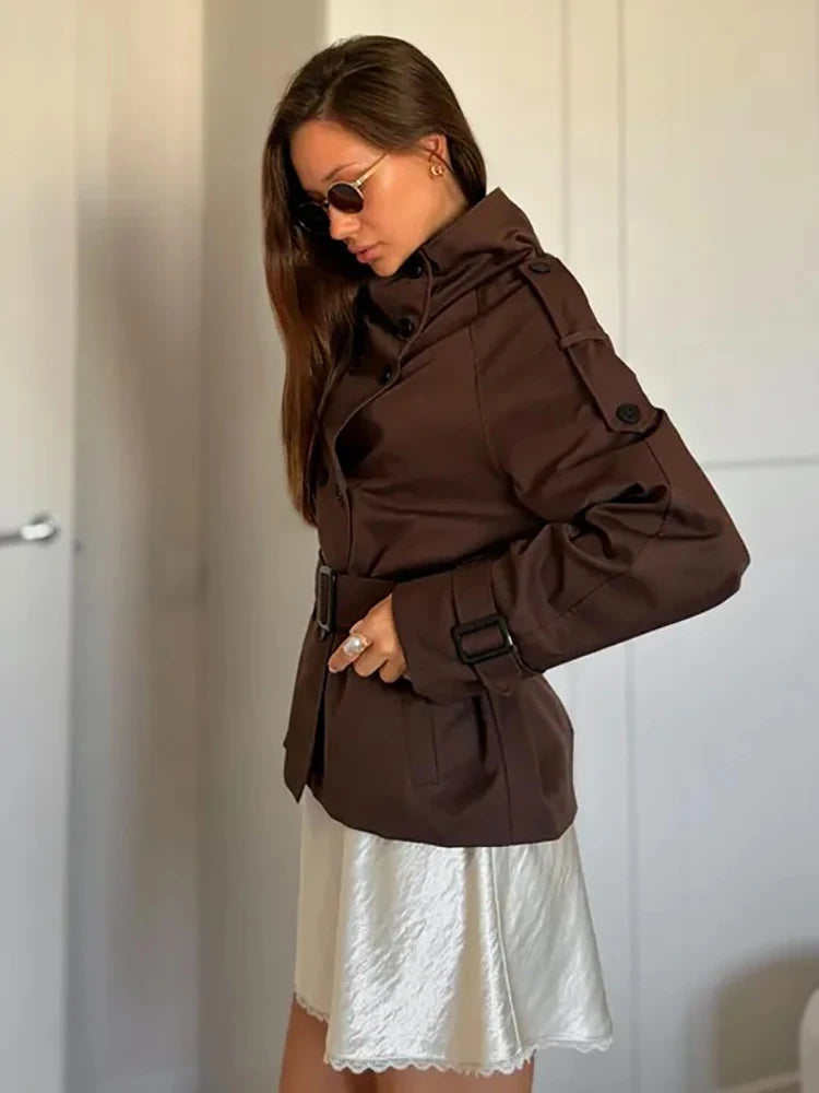 Women's Belted Trench Coat - product image 6