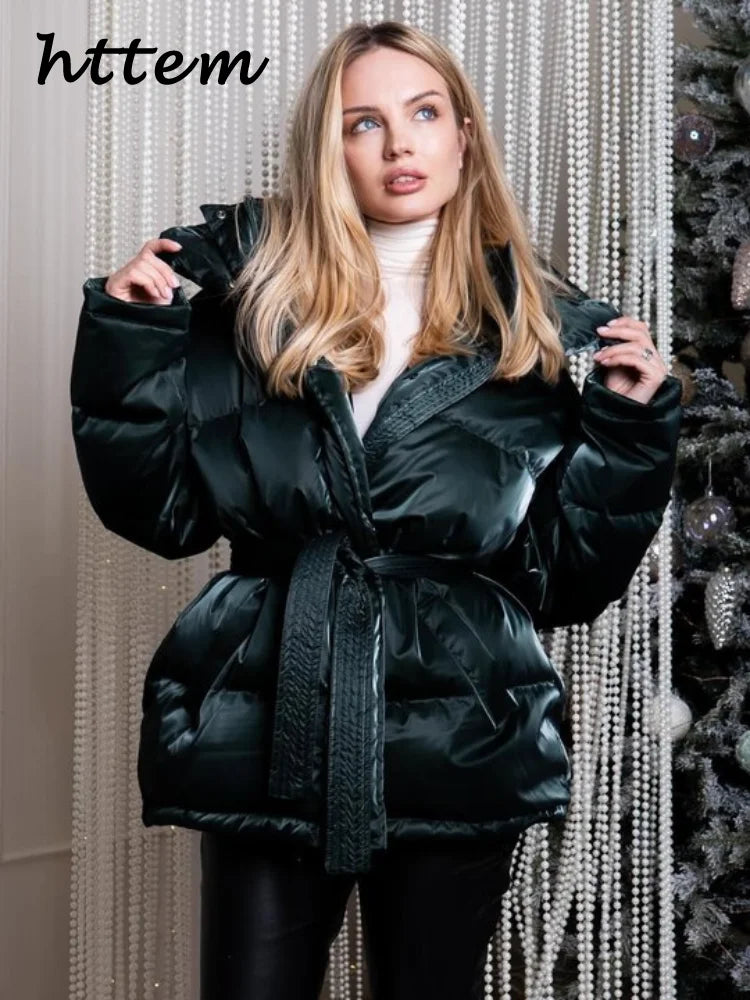 Women's Reflective Hooded Padded Jacket - product image 2
