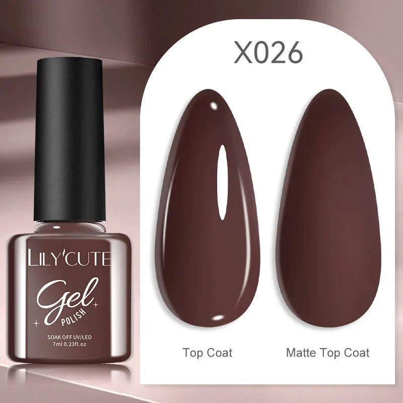 LILYCUTE Gold Coffee Cat-Eye Gel Nail Polish, 7 ml - product image 9