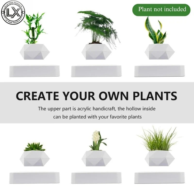 Magnetic Levitating Plant Pot