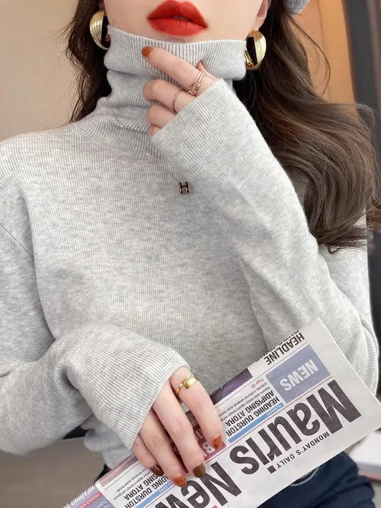 Women's Slim Turtleneck Sweater - product image 3