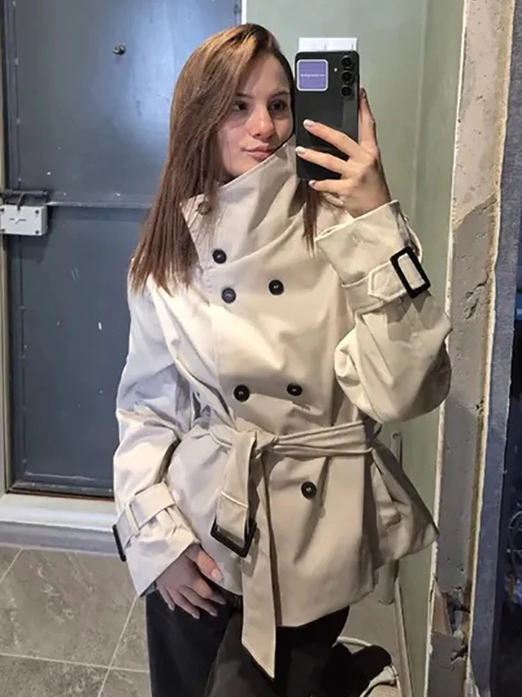 Women's Belted Trench Coat - product image 5
