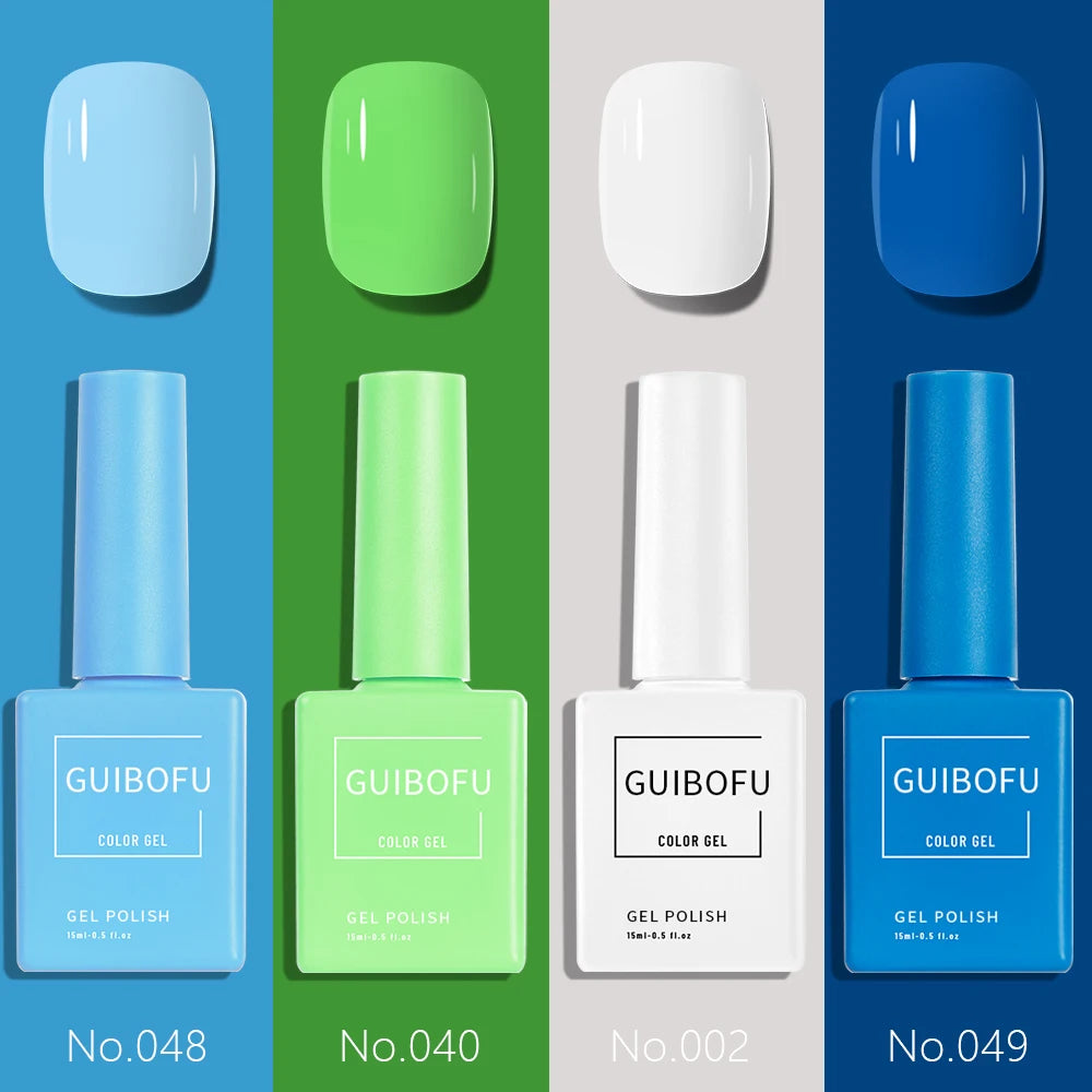 Glitter Gel Nail Polish Set, 4 Pieces - product image 8