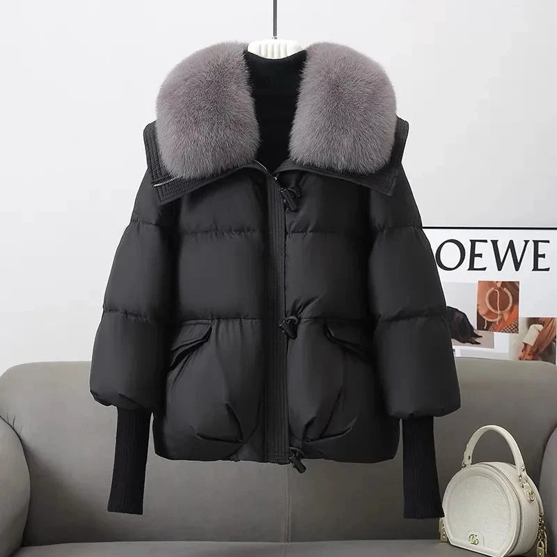 Women's Fur Collar Puffer Jacket - product image 7