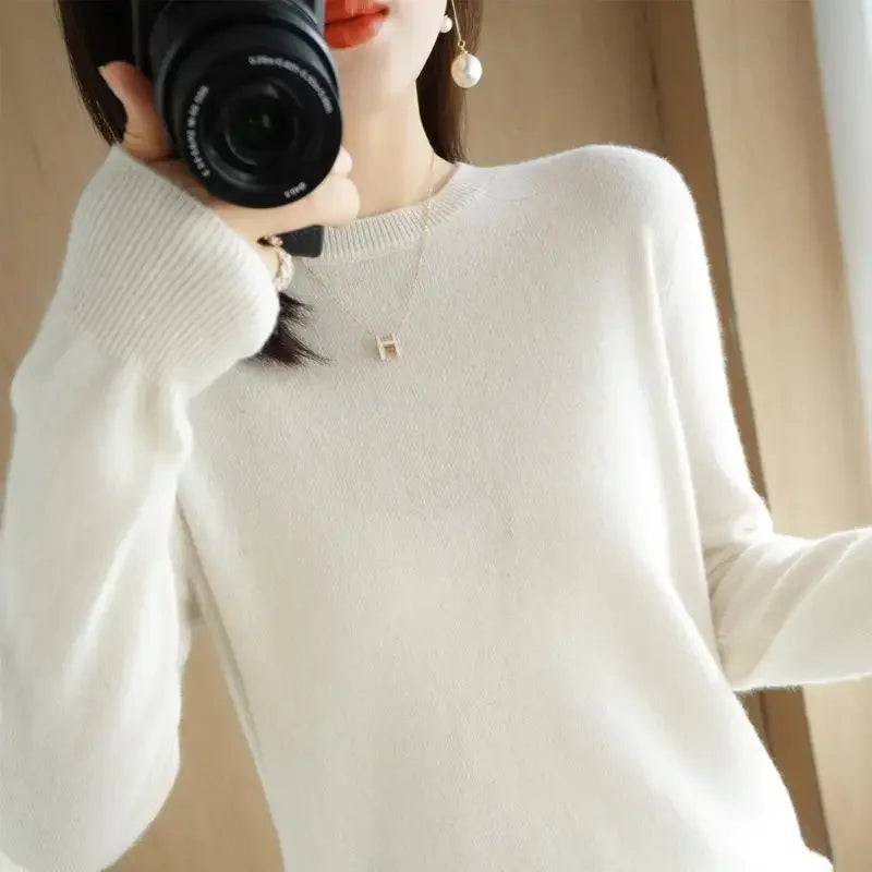 Women's Long-Sleeve Knit Sweater - product image 6