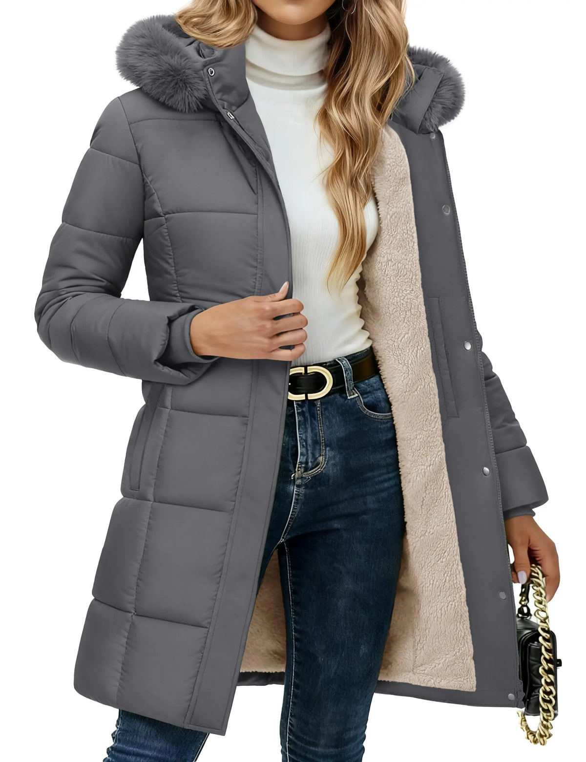 TACVASEN Women's Sherpa-Lined Winter Coat - product image 10