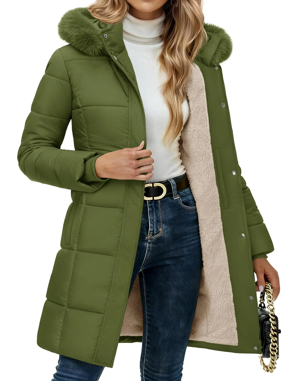 TACVASEN Women's Sherpa-Lined Winter Coat - product image 7