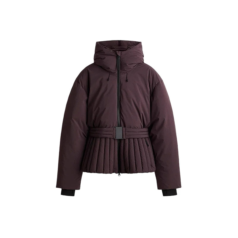 Women's Belted Hooded Ski Jacket - product image 9