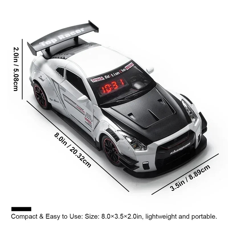 Sports Car Alarm Clock with Engine Sound and Mist Effect