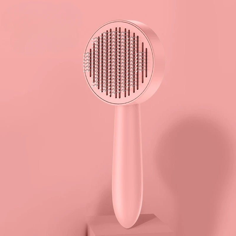Self-Cleaning Pet Grooming Brush