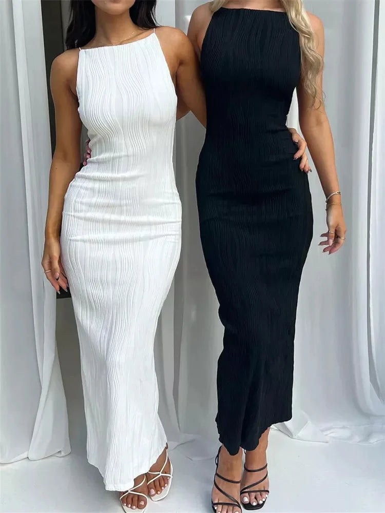 Women's Ruched Sleeveless Maxi Dress - product image 2