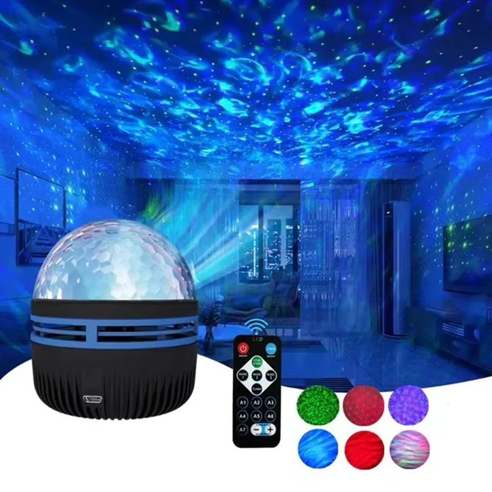 LED Aurora & Starry Sky Projector