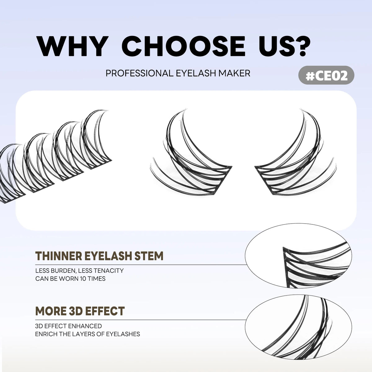 GROINNEYA Wispy Cluster Lashes - product image 6