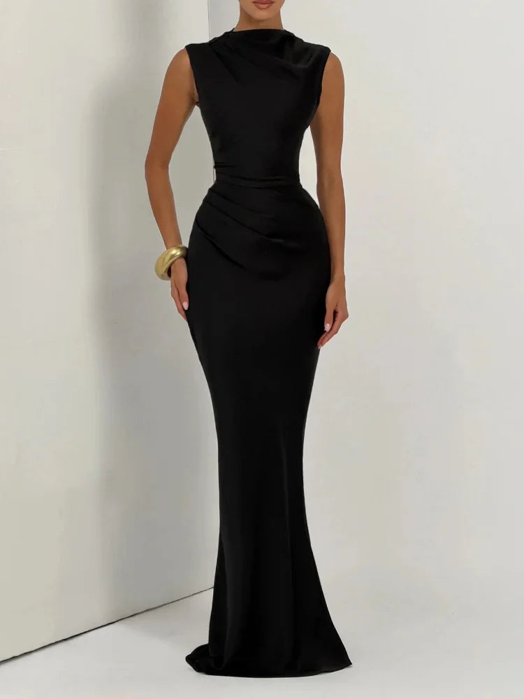 Women's Pleated Halter Maxi Dress - product image 7