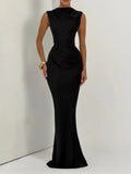 Women's Pleated Halter Maxi Dress - product image 7