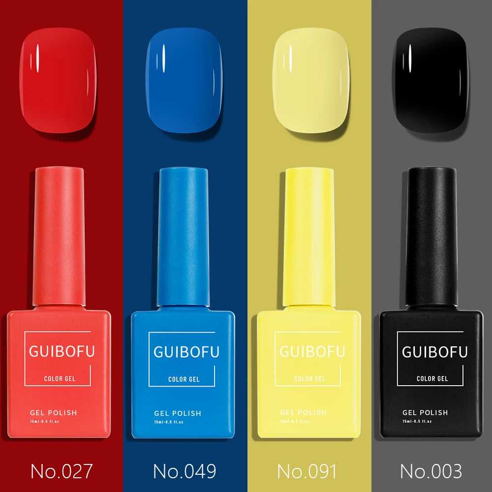 Glitter Gel Nail Polish Set, 4 Pieces - product image 4