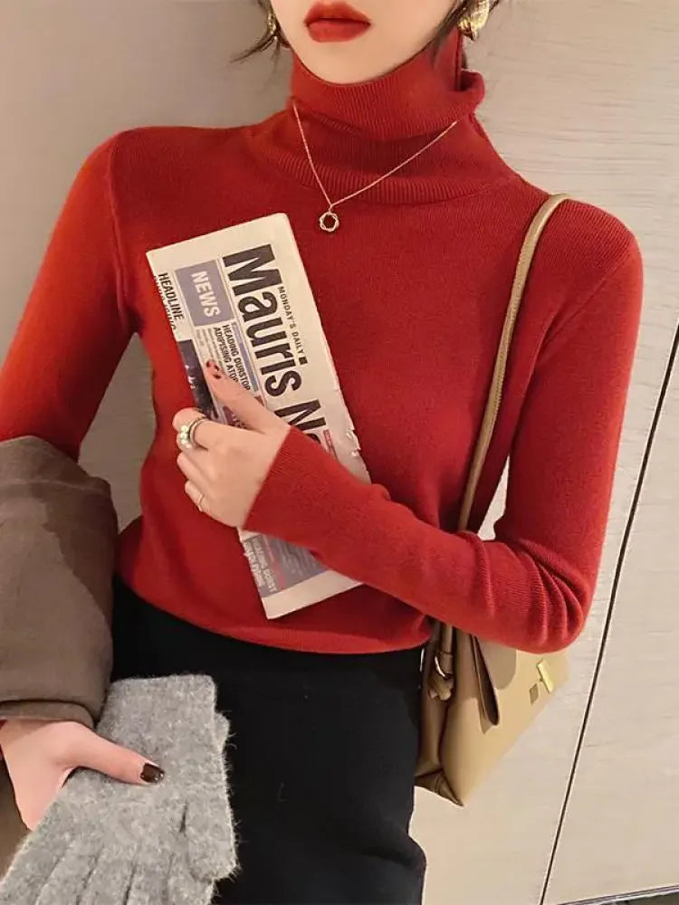 Women's Slim Turtleneck Sweater - product image 7