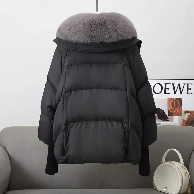Women's Fur Collar Puffer Jacket - product image 5