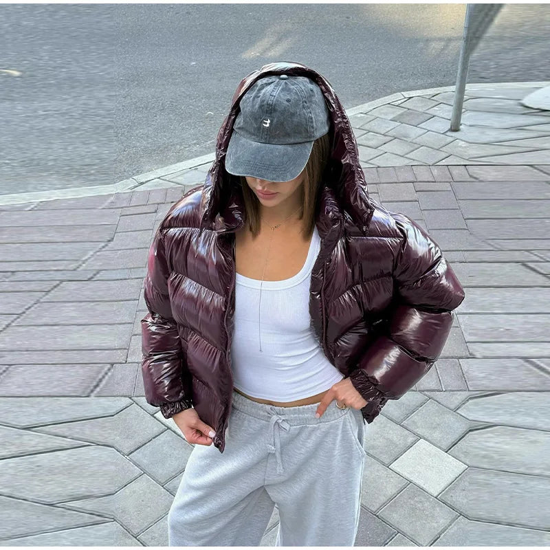 Women's Reflective Hooded Padded Jacket - product image 14