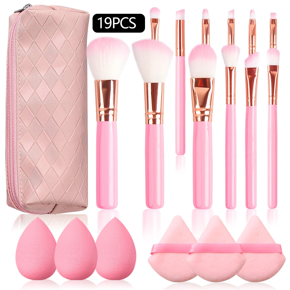 Beginner Makeup Brush & Sponge Set, 19 Pieces - product image 8