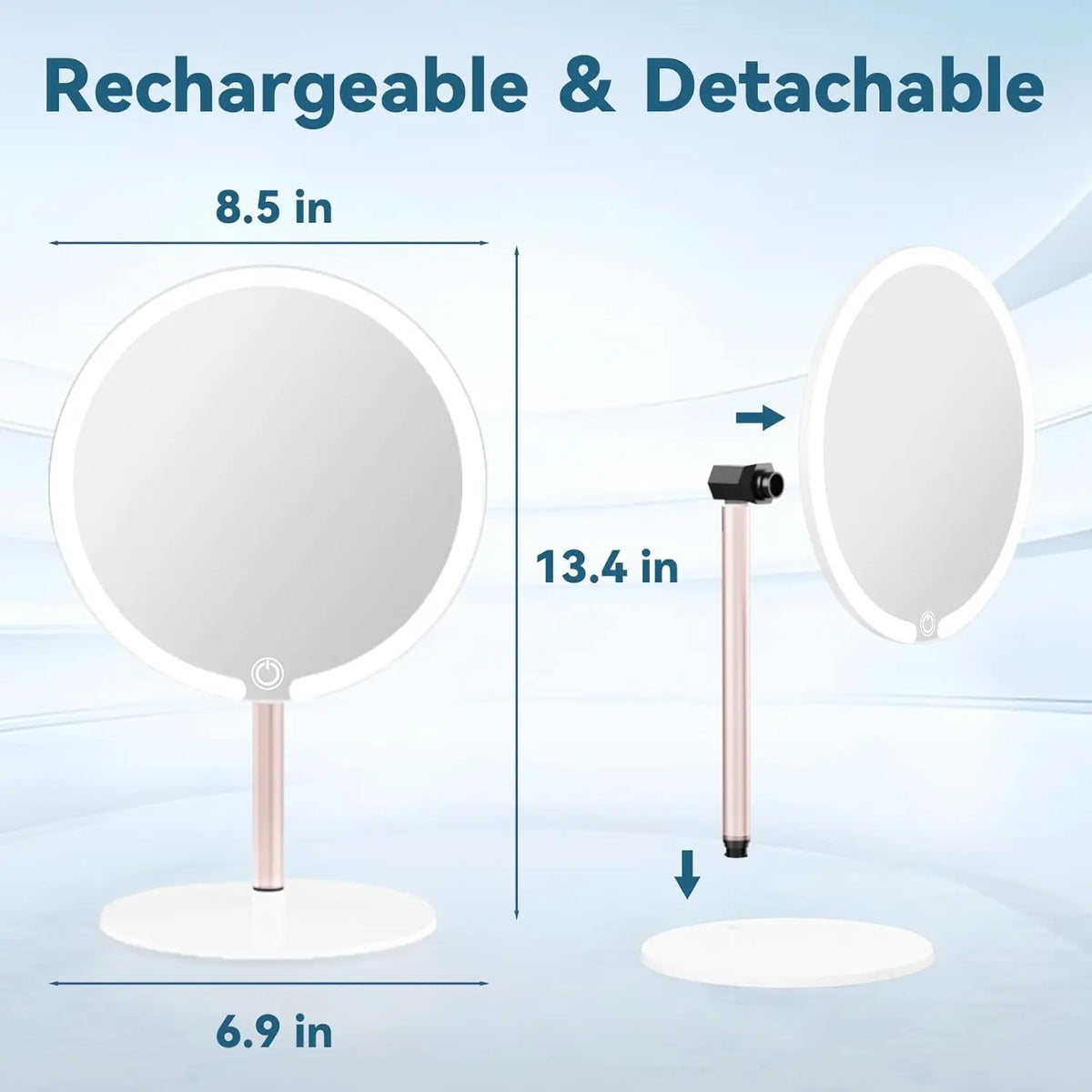 LED Vanity Makeup Mirror with Touch Control - product image 5