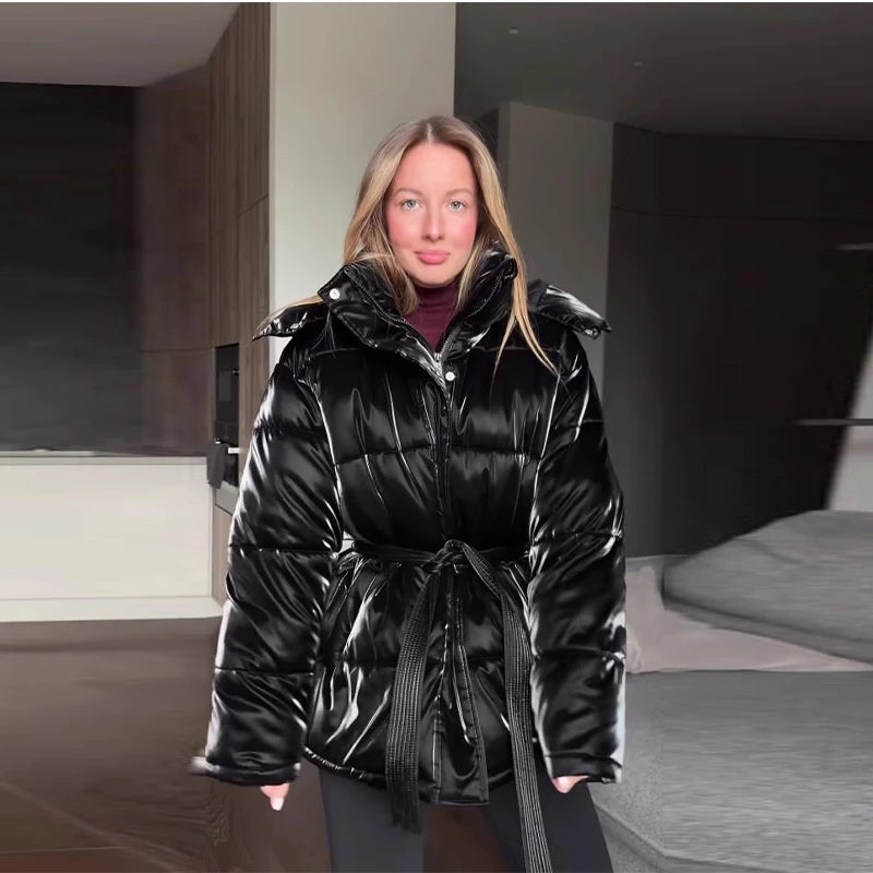 Women's Reflective Hooded Padded Jacket - product image 11