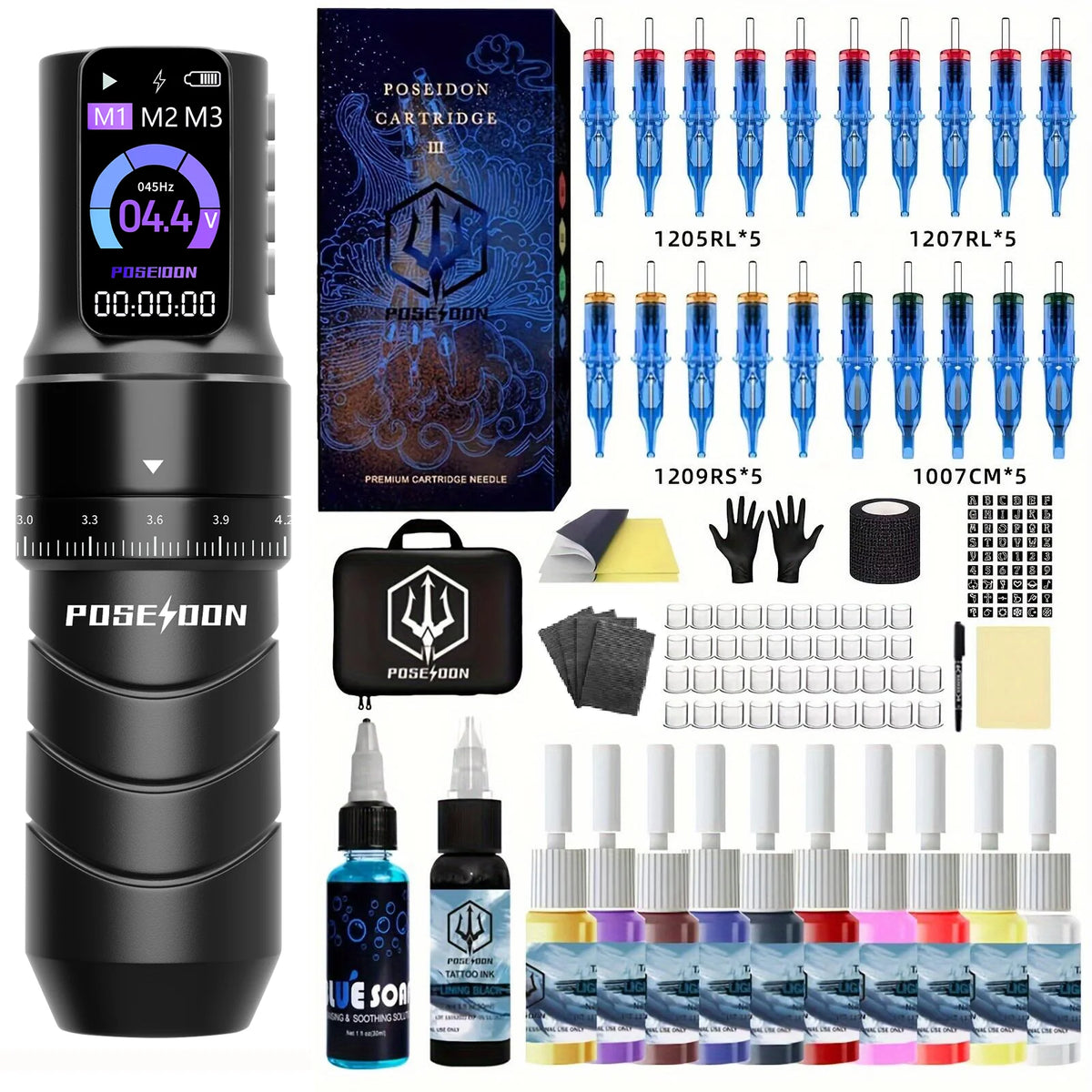 POSEIDON Wireless Tattoo Machine Kit - product image 7