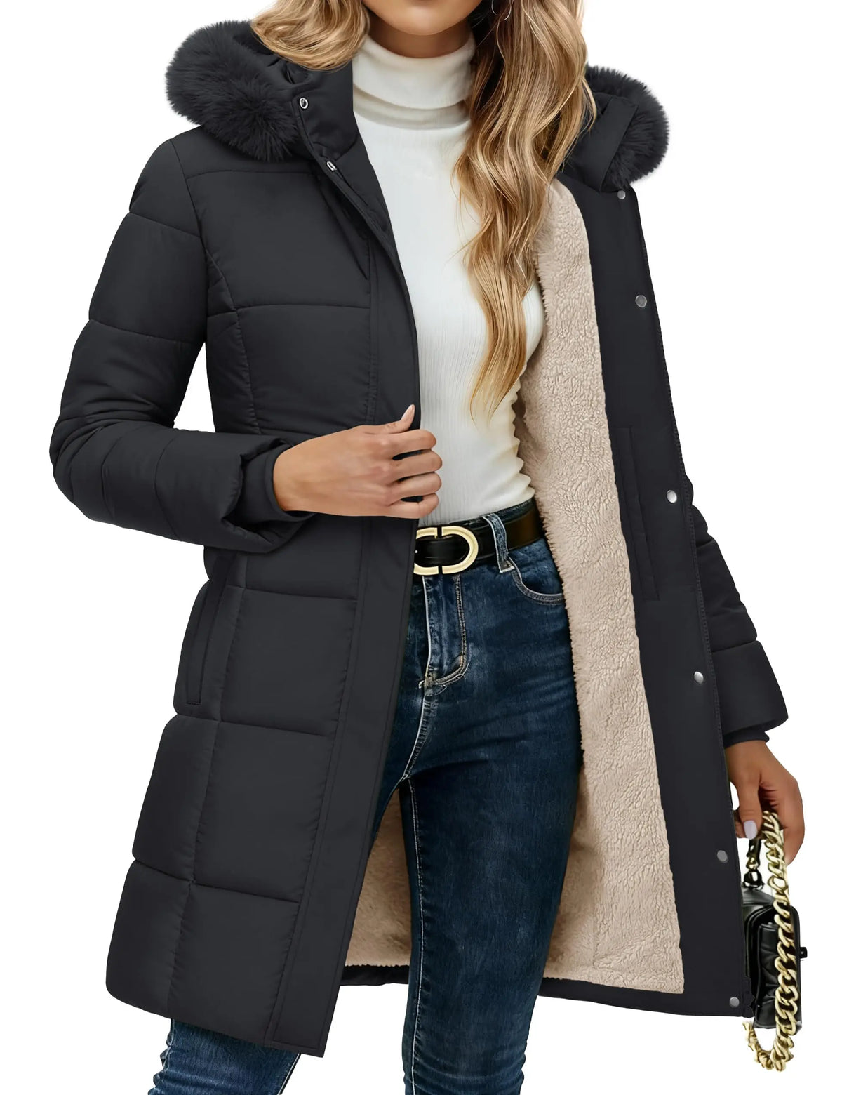 TACVASEN Women's Sherpa-Lined Winter Coat - product image 11