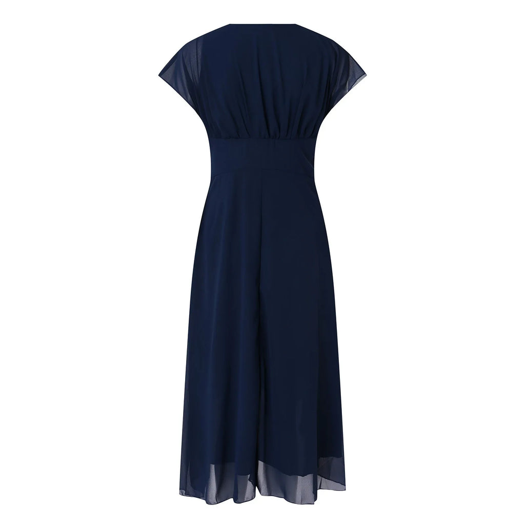 Women's Chiffon V-Neck Maxi Dress - product image 5