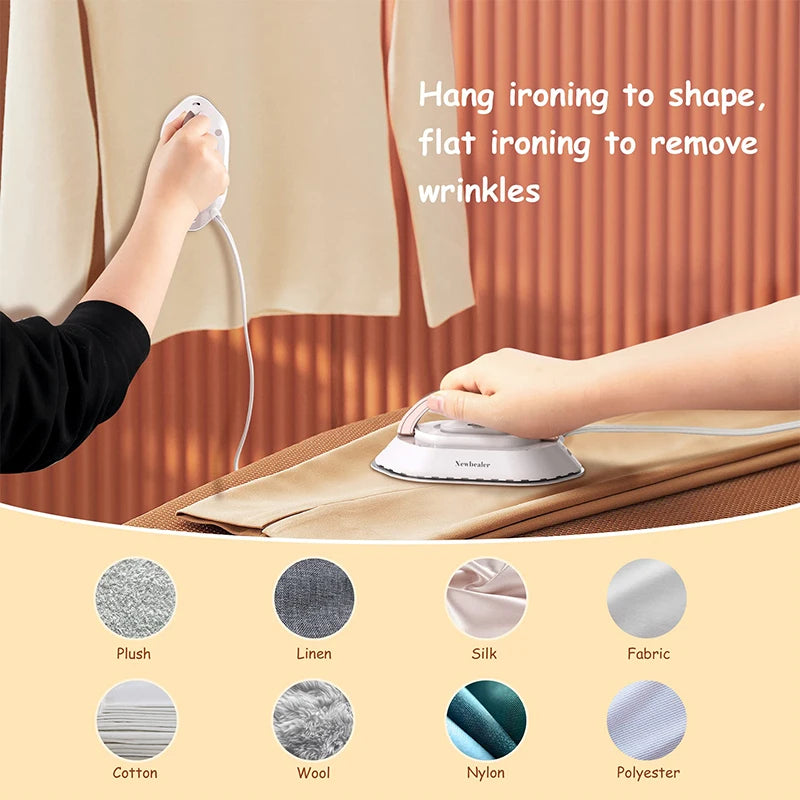 Mini Travel Iron, Dual Voltage, 30-Second Heat-Up