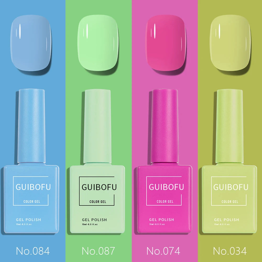 Glitter Gel Nail Polish Set, 4 Pieces - product image 3