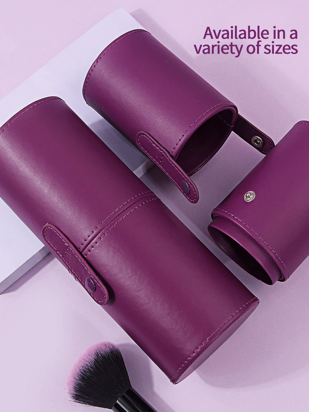 PU Leather Makeup Brush Holder - product image 5