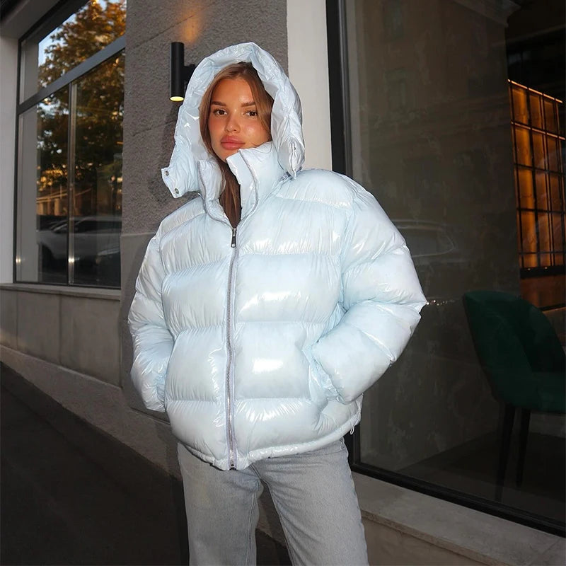 Women's Reflective Hooded Padded Jacket - product image 15